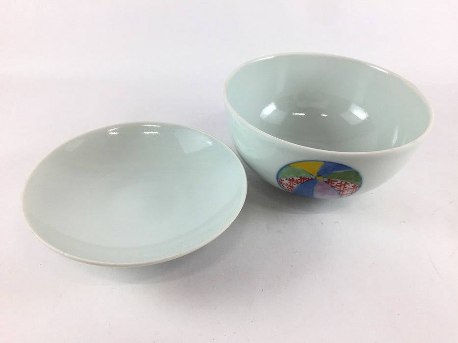 【SALE】11cm丸蓋物.風船　波佐見焼(j.R)【訳あり】