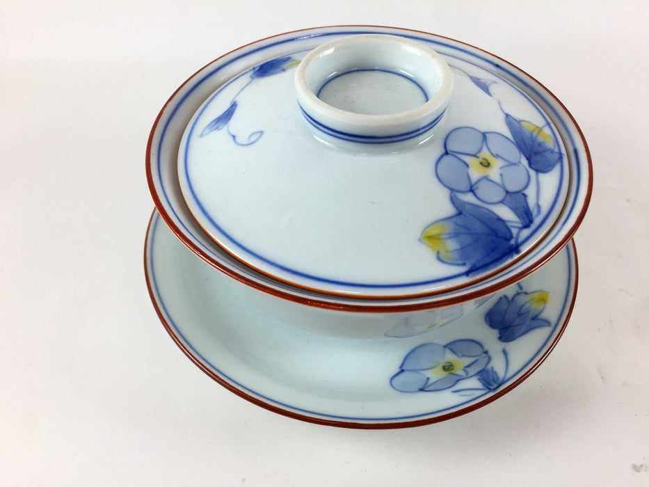 【SALE】【1個価格】京小蓋物セット　朝顔/鉄仙花　11cm　波佐見焼(j.R)【訳あり】