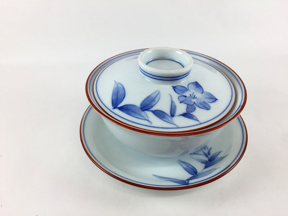 【SALE】京小蓋物セット.桔梗　11cm　波佐見焼(j.R)【訳あり】