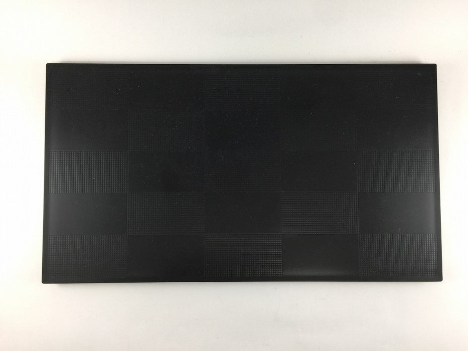 【SALE】36cm長敷膳　黒市松　国産(漆器) 【訳あり】