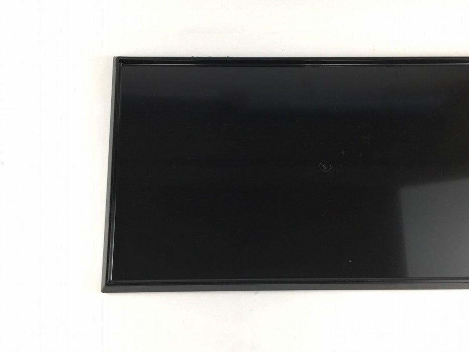 【SALE】36cm長敷膳　黒市松　国産(漆器) 【訳あり】
