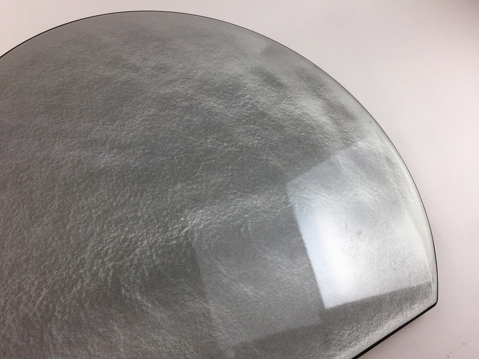 【SALE】尺1寸両面半月敷膳　金瑞雲/銀瑞雲　34cm　国産(漆器) 【訳あり】