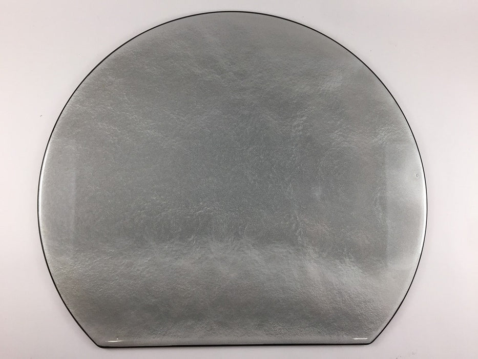 【SALE】尺1寸両面半月敷膳　金瑞雲/銀瑞雲　34cm　国産(漆器) 【訳あり】