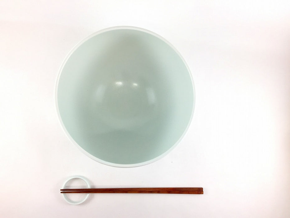 180サークルボール　白マット　18cm　有田焼　(j.R)