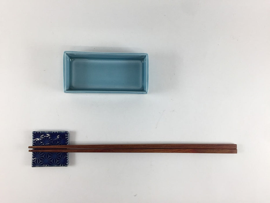 【SALE】90長小皿　水色　9cm　有田焼【訳あり】