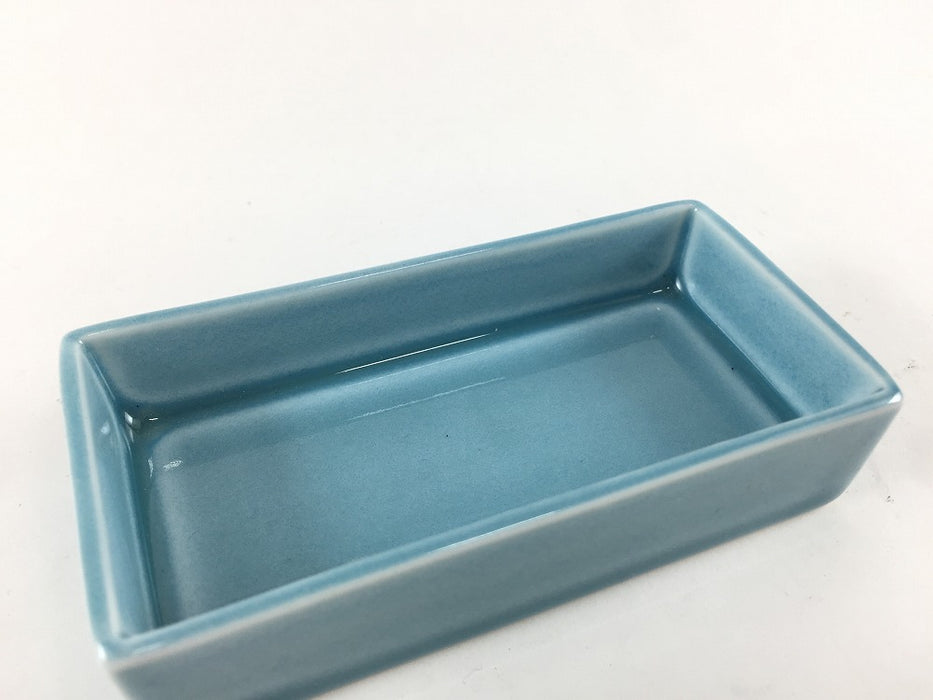 【SALE】90長小皿　水色　9cm　有田焼【訳あり】