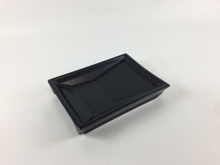 角菱皿　(黒マット/白マット)　有田焼(j.R)