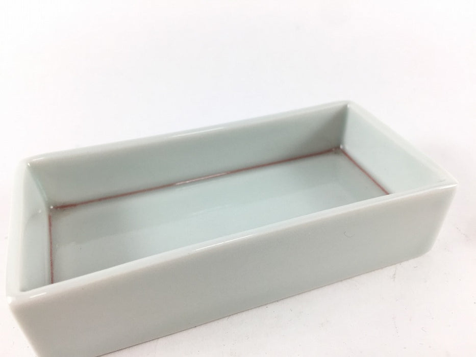 【SALE】90長小皿　赤筋　9cm　有田焼【訳あり】