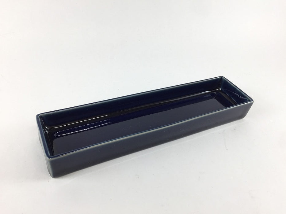 【SALE】180長小皿　紺　18cm　有田焼【訳あり】