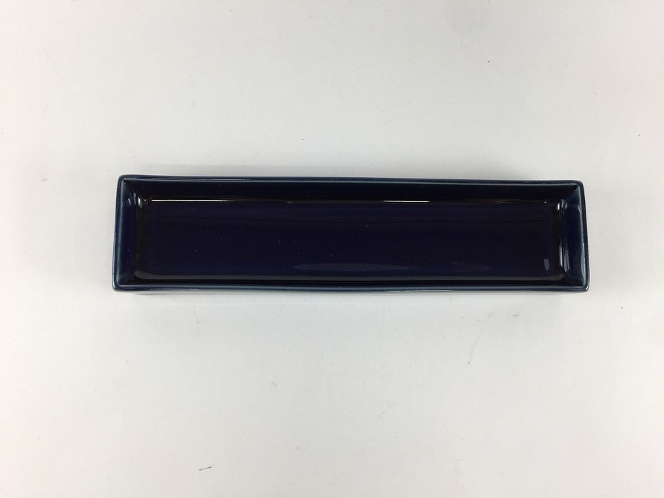 【SALE】180長小皿　紺　18cm　有田焼【訳あり】