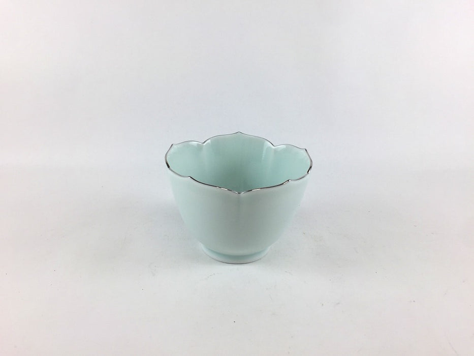 渕銀彩青磁　桔梗小付　8cm　有田焼(j.R)