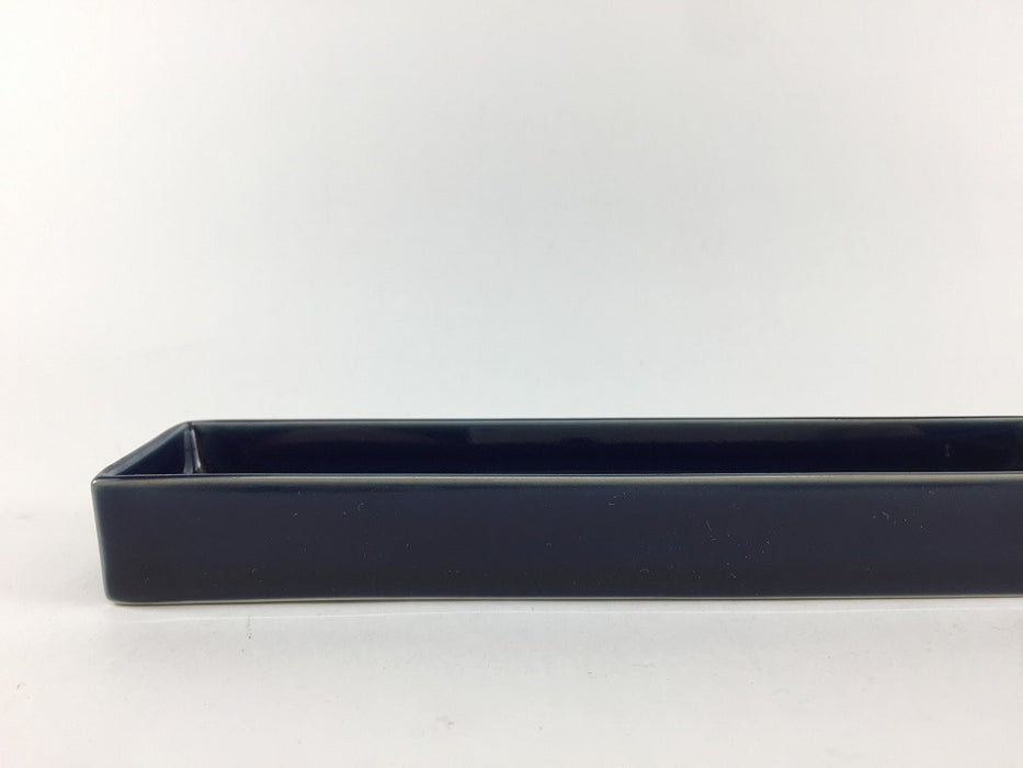 【SALE】180長小皿　紺　18cm　有田焼【訳あり】