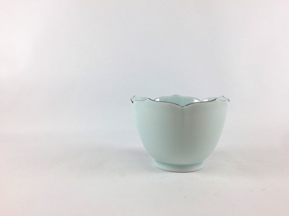 渕銀彩青磁　桔梗小付　8cm　有田焼(j.R)