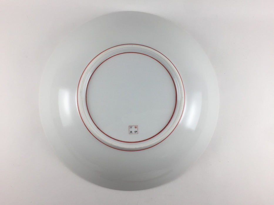 【SALE】古伊万里8寸浅鉢　青(A/B/C)　24cm　肥前有田焼【訳あり】