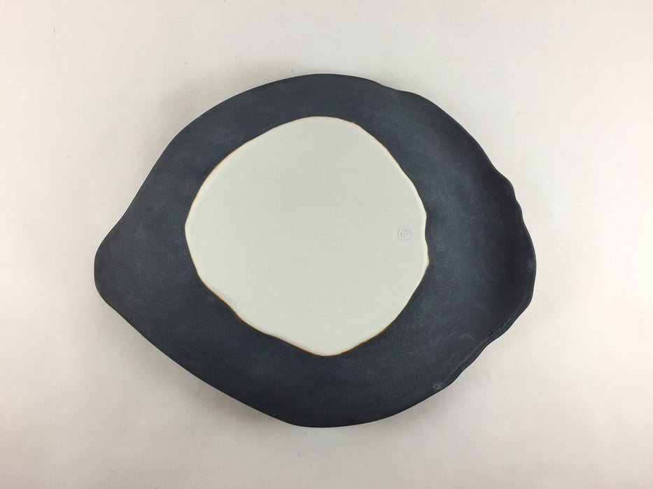 薔薇の花びらプレート　(シャインブルー/シャンパンゴールド/ブロンズ)　23.5cm　有田焼(j.R)