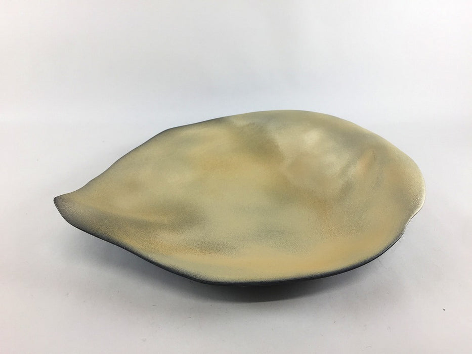 薔薇の花びらプレート　(シャインブルー/シャンパンゴールド/ブロンズ)　23.5cm　有田焼(j.R)