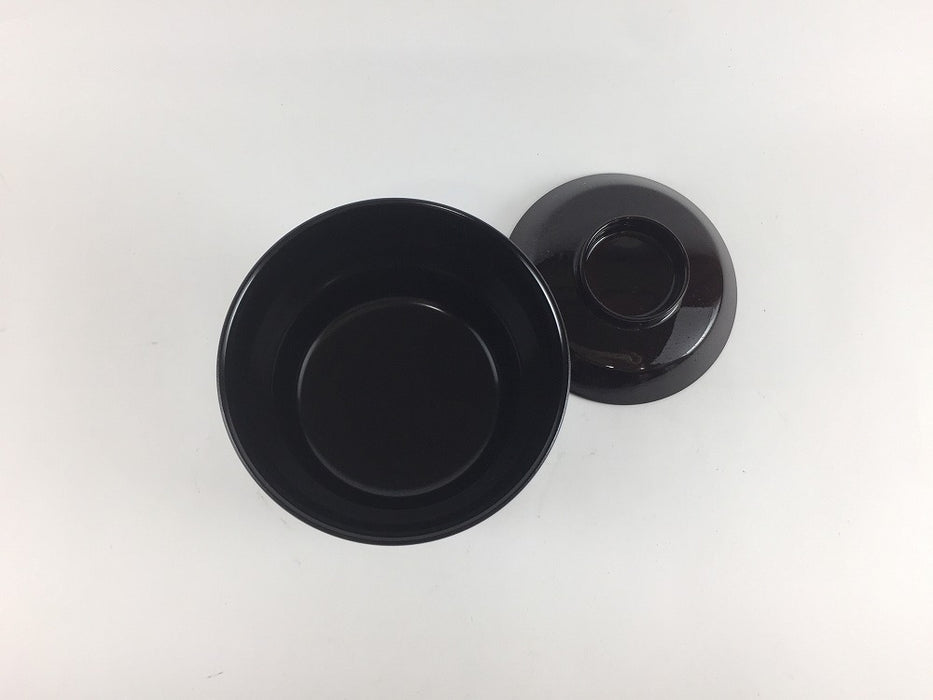 【SALE】杵型吸物椀(小)溜　9.5cm　【訳あり】