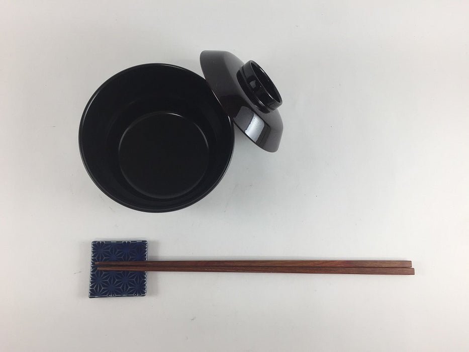 【SALE】杵型吸物椀(小)溜　9.5cm　【訳あり】