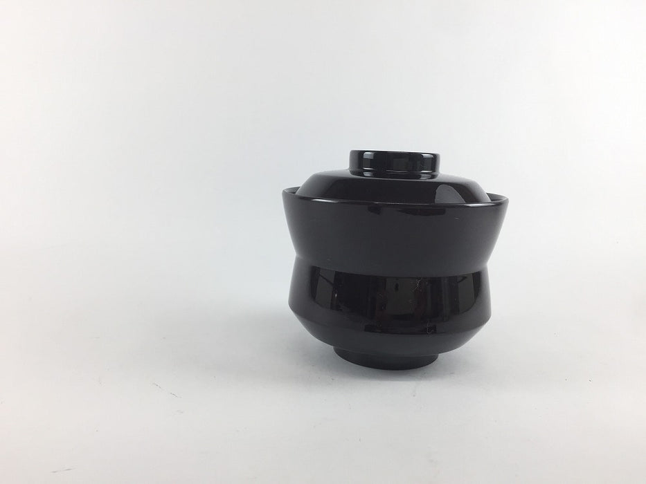 【SALE】杵型吸物椀(小)溜　9.5cm　【訳あり】