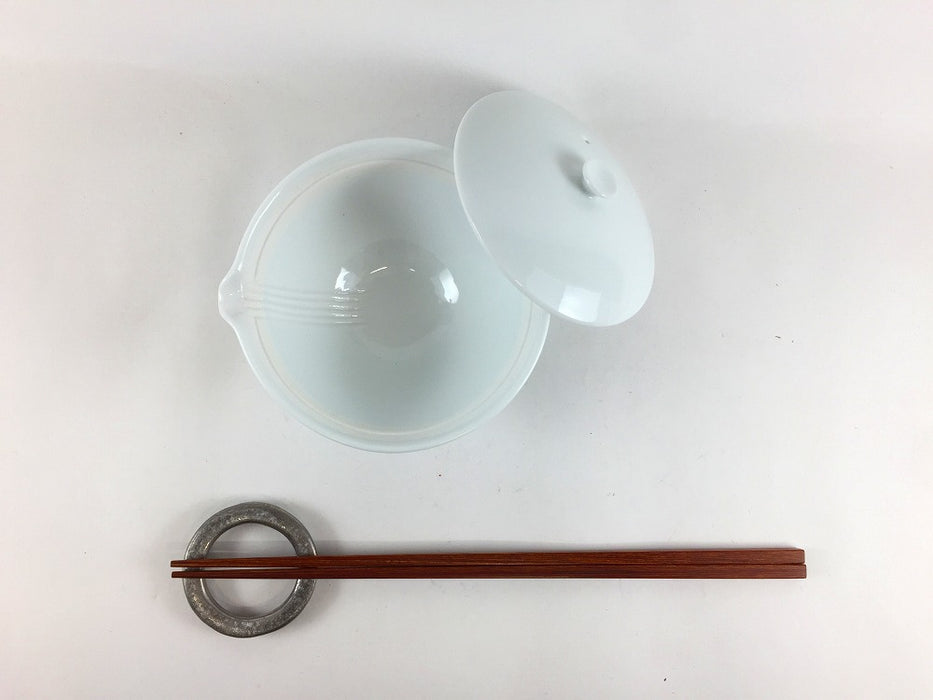 【SALE】105S宝品急須　白磁　11cm　有田焼【訳あり】