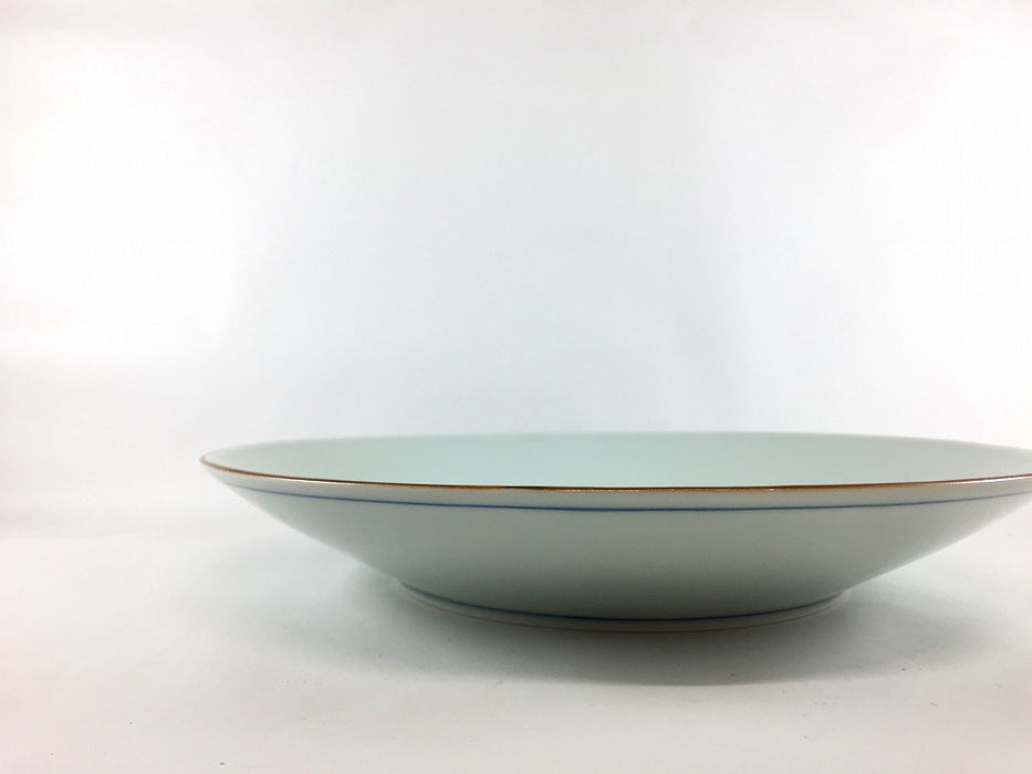 【SALE】270ボウルプレート　古染唐草見込　有田焼【訳あり】