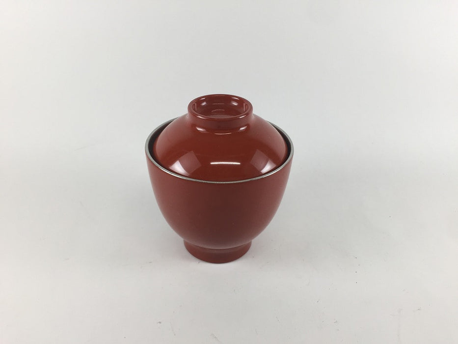 【SALE】福小吸椀　朱内銀　8cm　【訳あり】