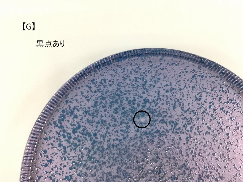 【SALE】245e-plate.bluepearl (A~Ｊあり)　25cm   波佐見焼【訳あり】