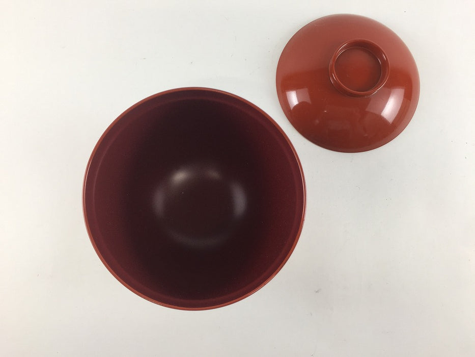 【SALE】(耐熱)　小袖椀　(朱/見返春秋)　10cm　【訳あり】