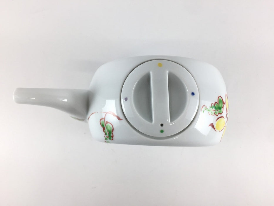 【SALE】550ccリングポット　花模様　18cm　波佐見焼【訳あり】