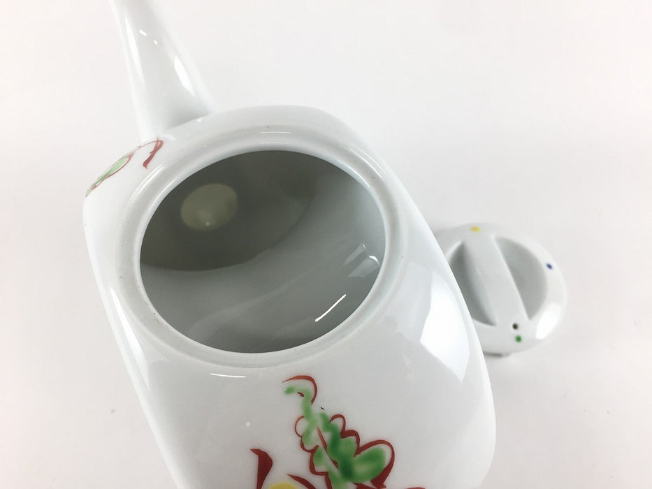 【SALE】550ccリングポット　花模様　18cm　波佐見焼【訳あり】