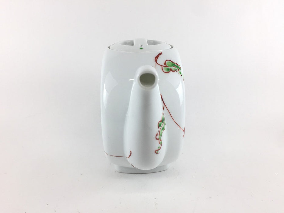 【SALE】550ccリングポット　花模様　18cm　波佐見焼【訳あり】