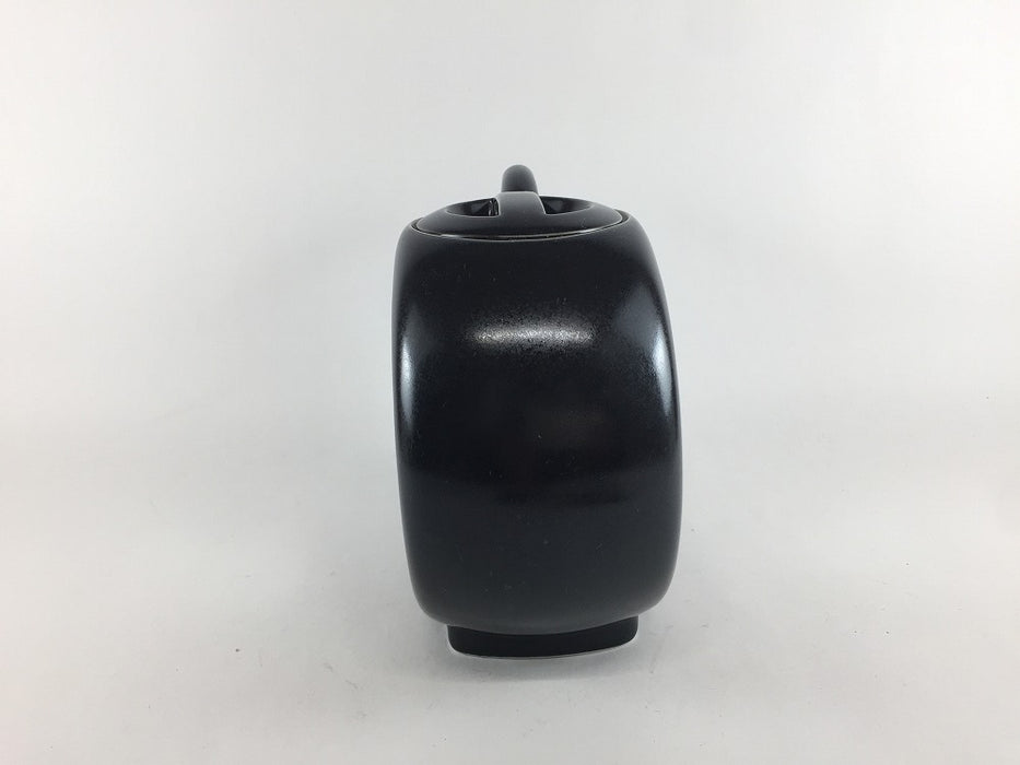 【SALE】550ccリングポット　黒　18cm　波佐見焼【訳あり】