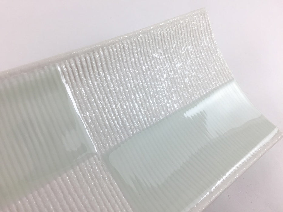 【SALE】22反長皿　市松　22cm　有田焼【訳あり】