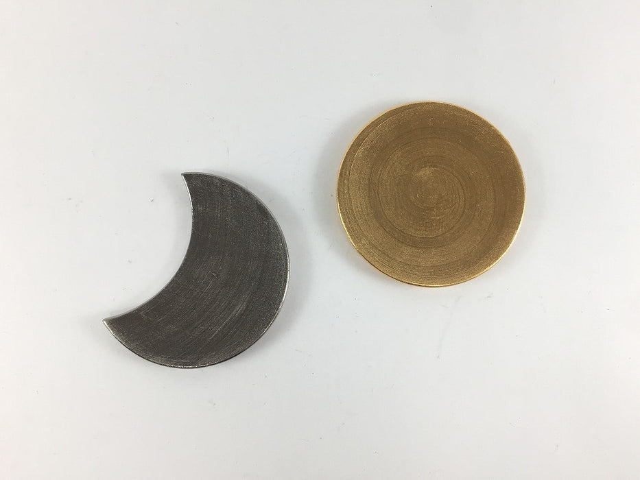 【SALE】豆皿　(半月 銀/満月 金)　23cm　有田焼【訳あり】