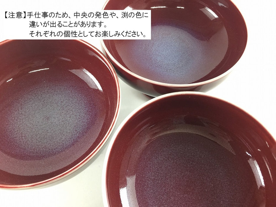 【小鉢/鉢】辰砂高台小鉢　有田焼(j.R)