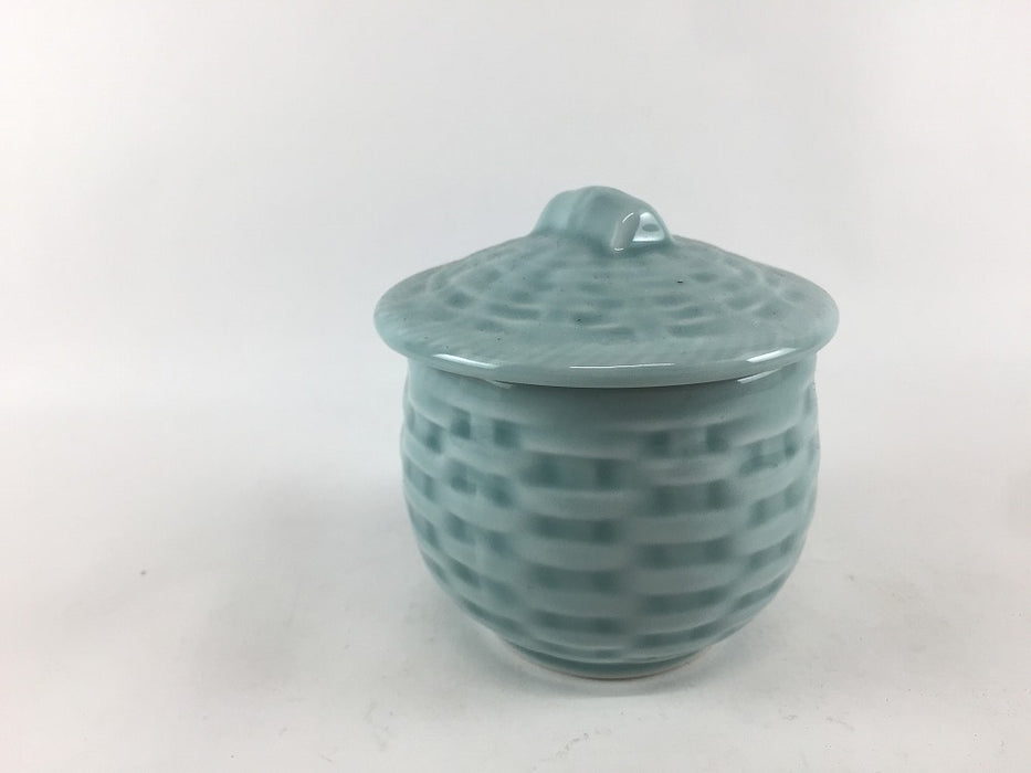 【SALE】カゴメミニ蒸碗(8cm130cc)青磁　有田焼【訳あり】