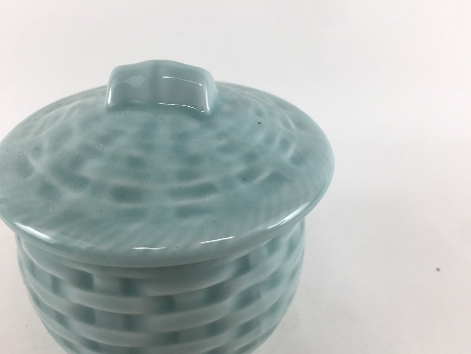 【SALE】カゴメミニ蒸碗(8cm130cc)青磁　有田焼【訳あり】