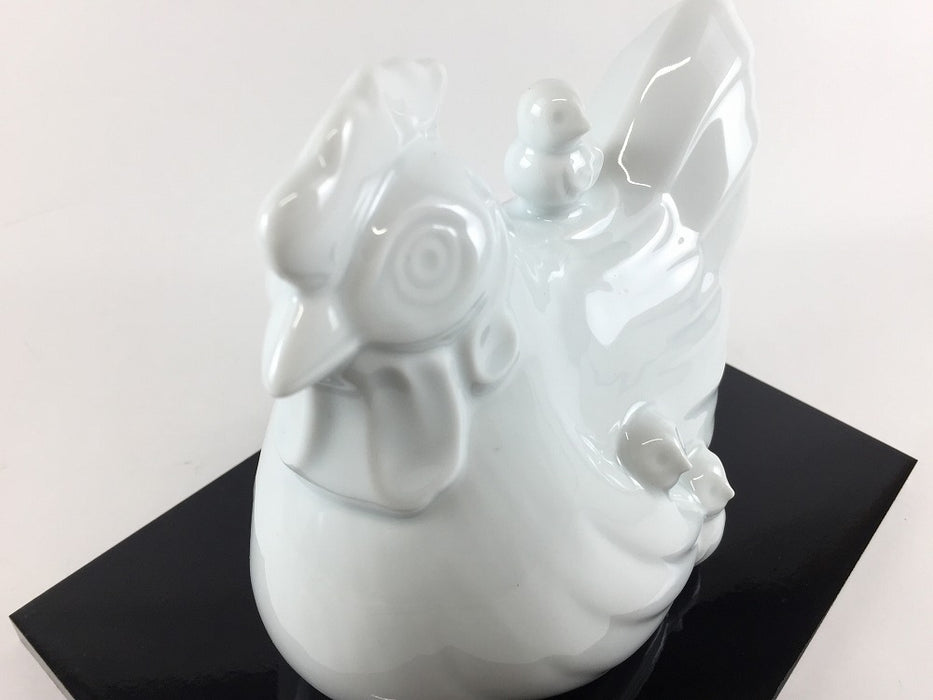 【SALE】華山萬右衛門窯　干支置物(酉)　16cm　有田焼【訳あり】