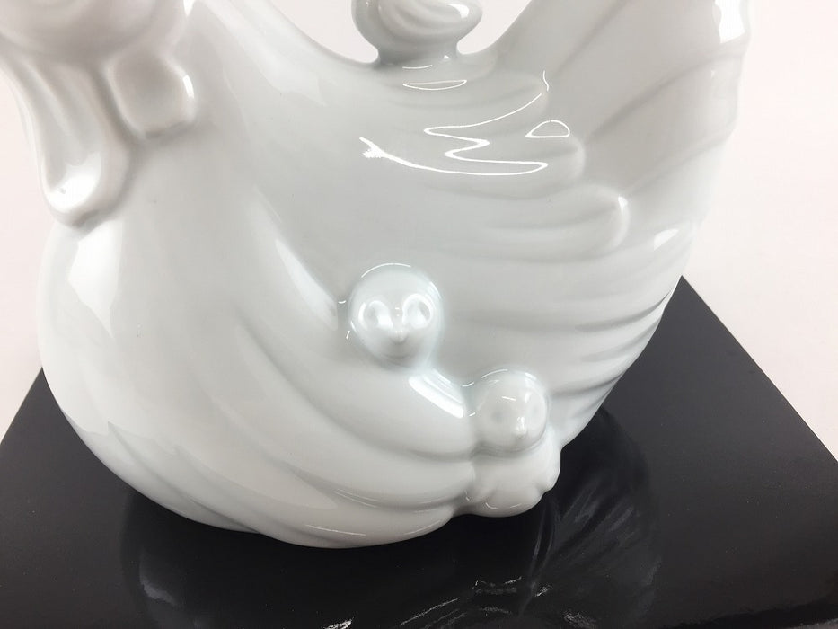 【SALE】華山萬右衛門窯　干支置物(酉)　16cm　有田焼【訳あり】