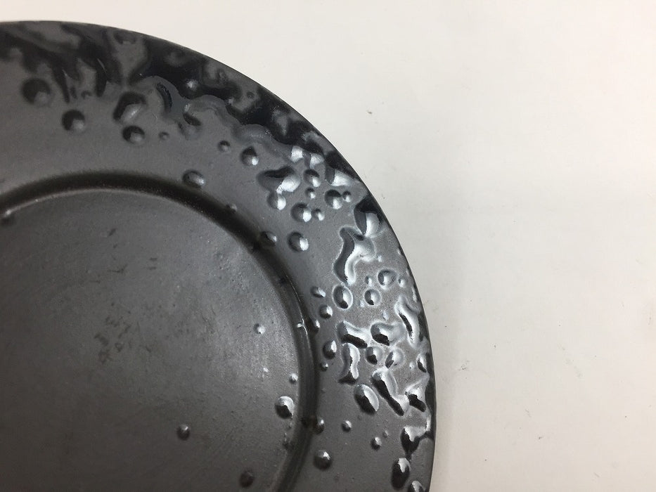 【SALE】135リムソーサー　黒渕吹　13.5cm　有田焼【訳あり】