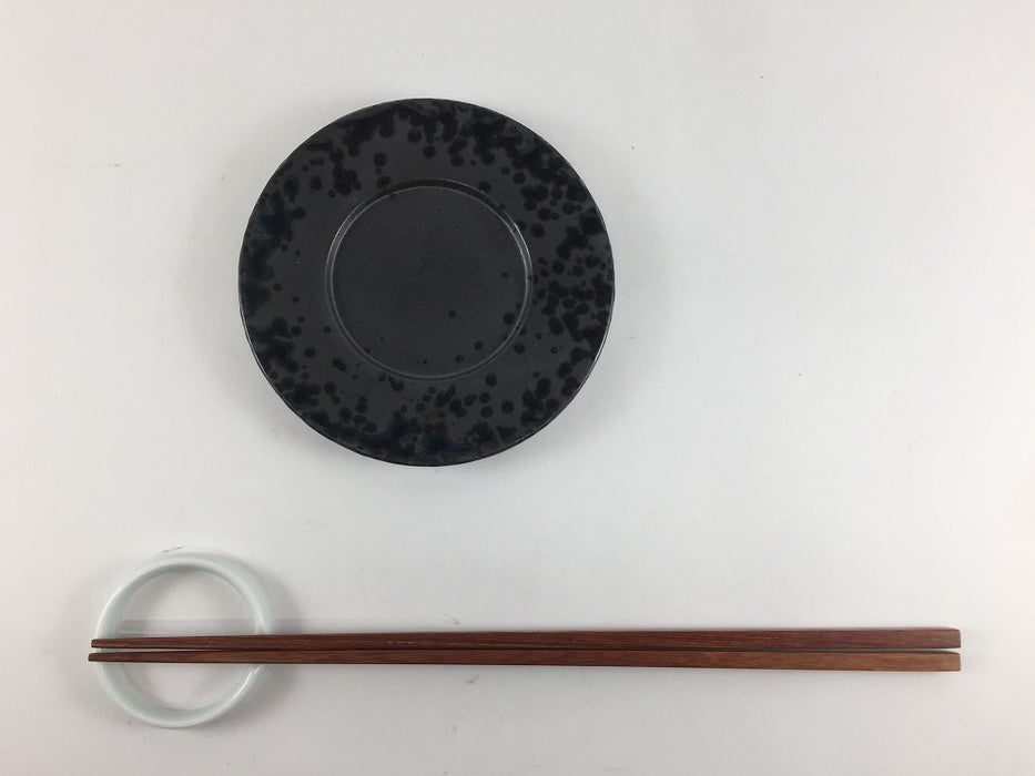 【SALE】135リムソーサー　黒渕吹　13.5cm　有田焼【訳あり】