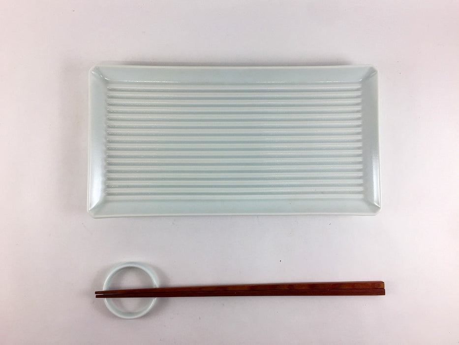 【SALE】スレートトレー　白マット　波佐見焼【訳あり】