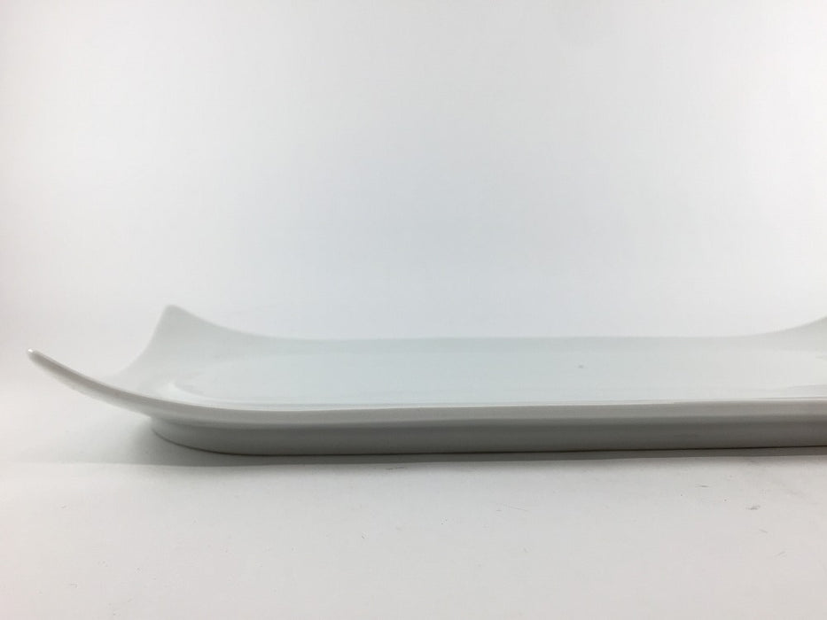 【SALE】白四方上長角口変皿　32cm　有田焼【訳あり】