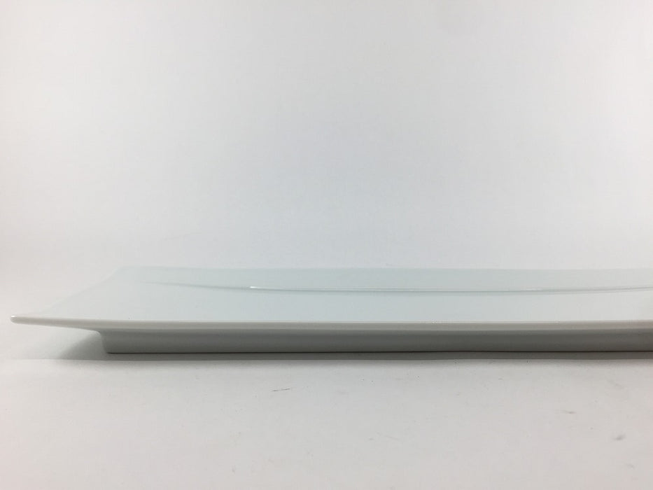 【SALE】31長皿　白磁　31cm　有田焼【訳あり】