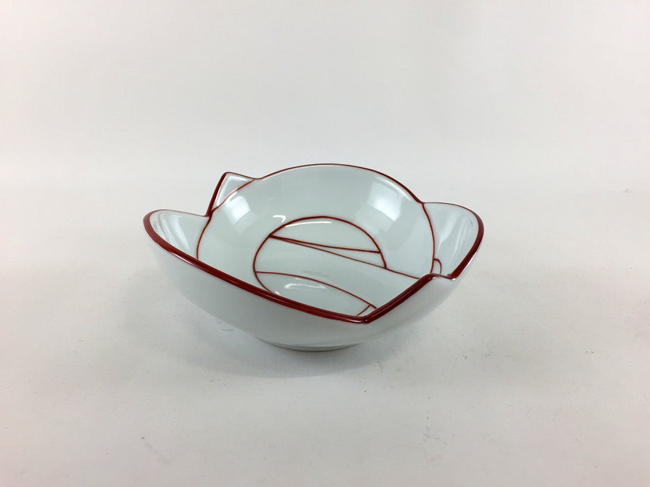 【SALE】結び小鉢(赤線)　(A/B/C/D/E)　有田焼 【訳あり】