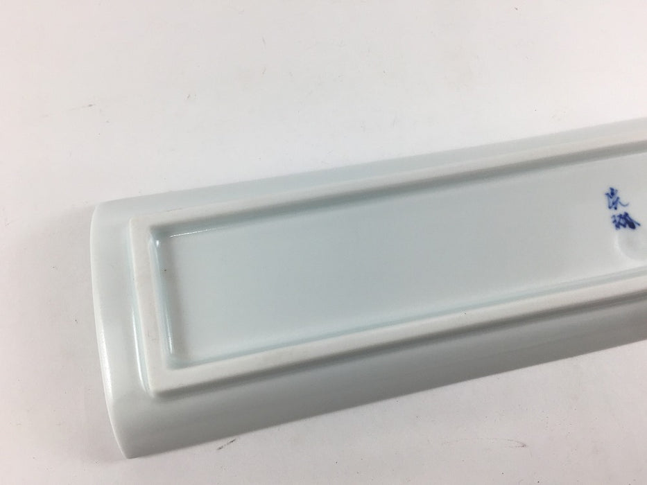 【SALE】310竹割長皿　古白　30.5cm　波佐見焼【訳あり】