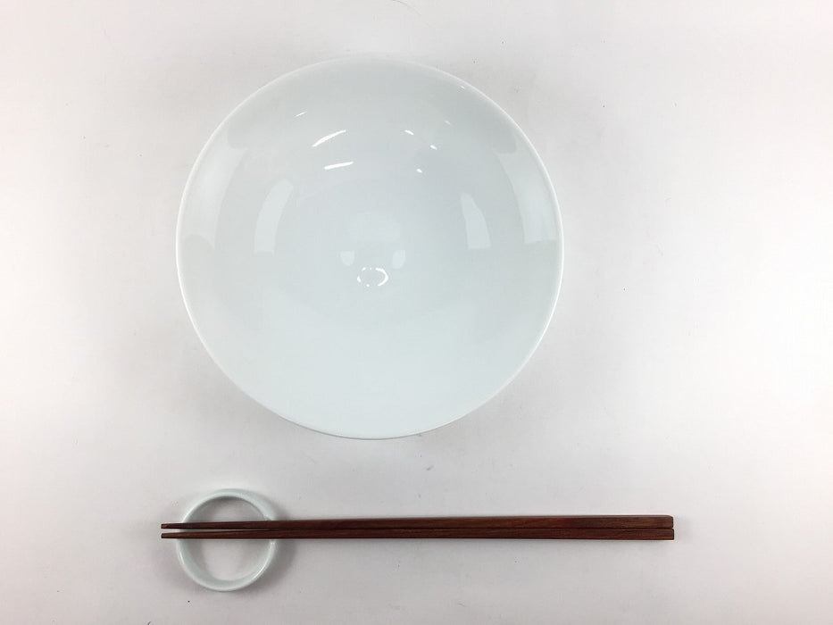 【SALE】17cmミニパスタ皿　白磁　波佐見焼【訳あり】