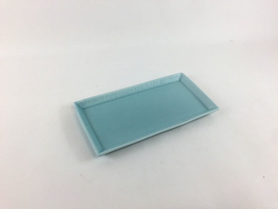 【SALE】145長小皿　クラフトマット(水色)　(A/B/C)　15cm　波佐見焼【訳あり】