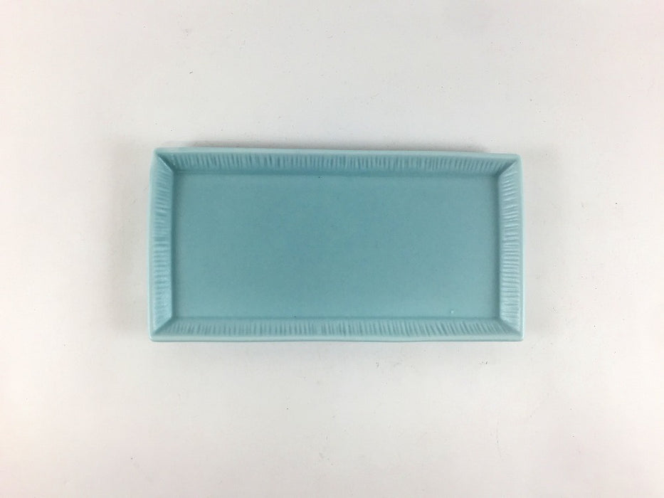 【SALE】145長小皿　クラフトマット(水色)　(A/B/C)　15cm　波佐見焼【訳あり】