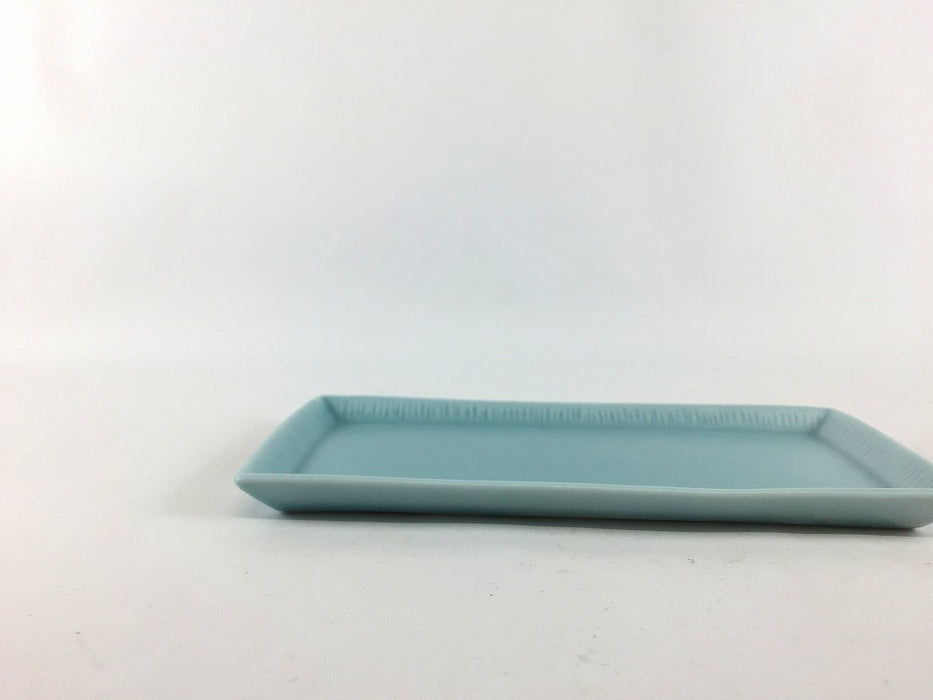 【SALE】145長小皿　クラフトマット(水色)　(A/B/C)　15cm　波佐見焼【訳あり】